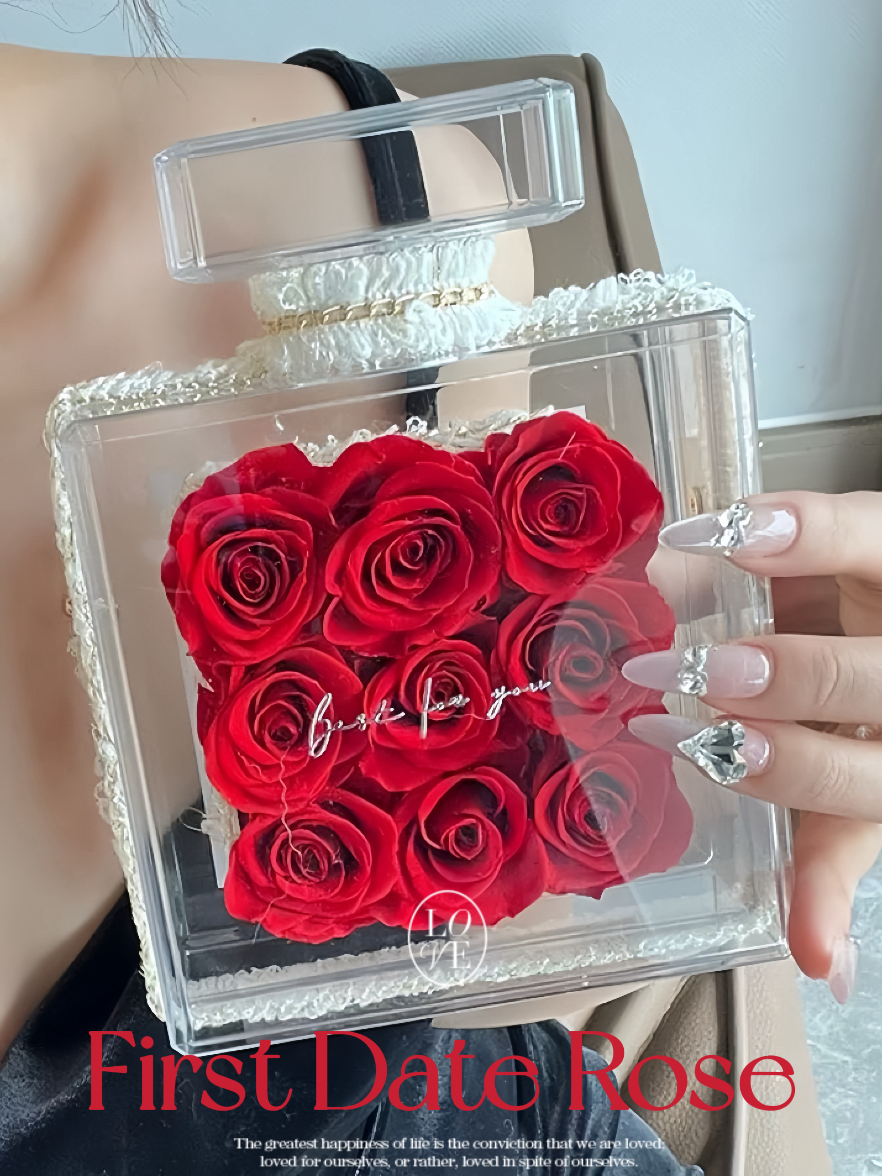 炽热红玫瑰花束
